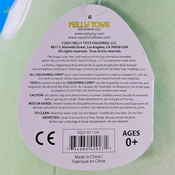 Squishmallow Kent the Chameleon 11" Ultrasoft Stuffed Animal Toy Plush NWT - Picture 7 of 7